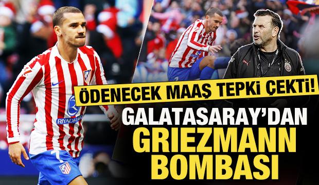 Galatasaray'dan 34'l&uuml;k transfer bombası: Griezmann! &Ouml;denecek maaş tepki &ccedil;ekti