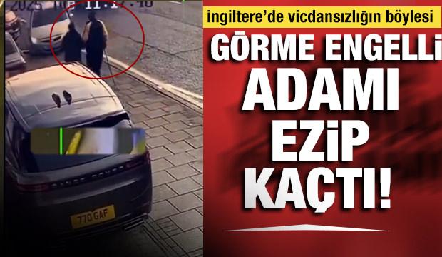  İngiltere'de vicdansızlığın b&ouml;ylesi! Biri g&ouml;rme engelli olan &ccedil;ifti ezdi ka&ccedil;tı
