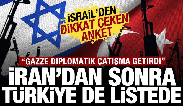 İsrail tehdit olarak algıladı: İran'dan sonra T&uuml;rkiye de listeye girdi!