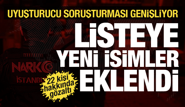 İstanbul merkezli 4 ilde uyuşturucu operasyonu: 22 g&ouml;zaltı kararı