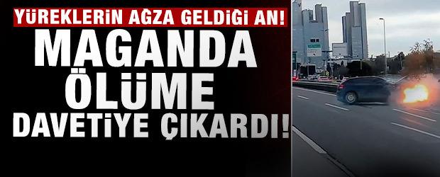 İstanbul'da makas ter&ouml;r&uuml; kaza ile bitti!