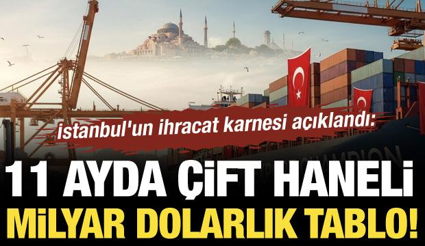 İstanbul'un 11 aylık karnesi a&ccedil;ıklandı! 198 &uuml;lkeye 11,4 milyar dolarlık ihracat!