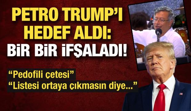 Kolombiya lideri Petro Trump'ı deşifre etti: Epstein listesi ortaya &ccedil;ıkmasın diye...