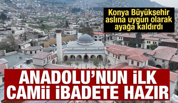 Konya B&uuml;y&uuml;kşehir, Habib-i Neccar Camii&rsquo;nin restorasyonunu tamamladı