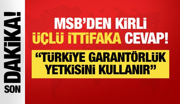 MSB'den "&uuml;&ccedil;l&uuml; ittifak" a&ccedil;ıklaması: Tehdit oluşturması s&ouml;z konusu değildir