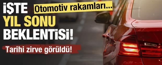 Otomotivde rakamlar a&ccedil;ıklandı: Tarihi zirve g&ouml;r&uuml;ld&uuml;! İşte yıl sonu beklentisi!