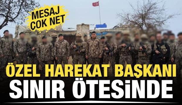 &Ouml;zel Harekat Başkanı &Uuml;nsal Hayal Suriye&rsquo;de