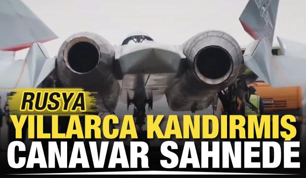Rusya'dan g&ouml;zdağı: Su-57 savaş u&ccedil;ağı ilk kez 'beşinci nesil motorla' u&ccedil;tu