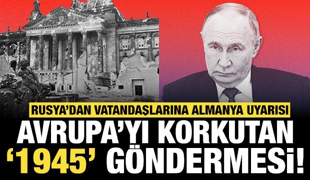 Rusya'dan vatandaşlarına Almanya uyarısı: Paylaşımdaki fotoğraf Avrupa'yı korkuttu!