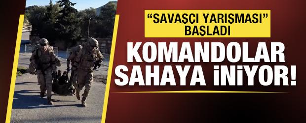 &ldquo;Savaş&ccedil;ı Yarışması&rdquo; başladı Komandolar sahaya &ccedil;ıkıyor