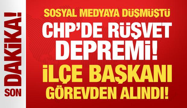 Son Dakika: CHP'de r&uuml;şvet depremi! Altıeyl&uuml;l il&ccedil;e başkanı g&ouml;revden alındı!