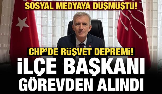 Son Dakika: CHP'de r&uuml;şvet depremi! Altıeyl&uuml;l il&ccedil;e başkanı g&ouml;revden alındı!