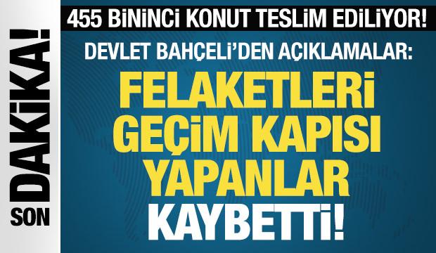 Son Dakika: Devlet Bah&ccedil;eli Hatay'da konuştu: Felaketleri ge&ccedil;im kapısı yapanlar kaybetti