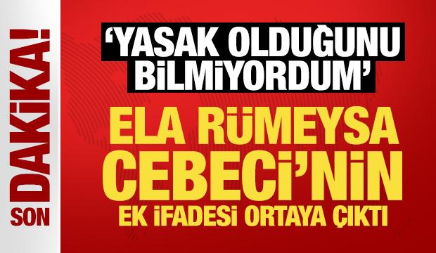 Son Dakika: Ela R&uuml;meysa Cebeci&rsquo;nin ek ifadesi ortaya &ccedil;ıktı