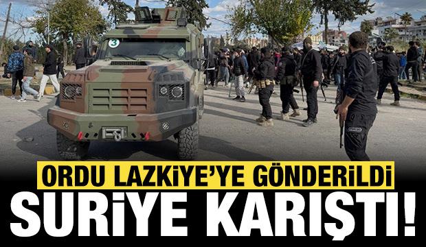 Son dakika haberi! Suriye'de karışıklık artıyor: Ordu Lazkiye'ye doğru harekete ge&ccedil;ti...
