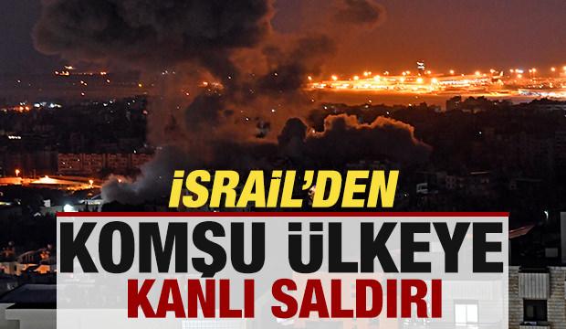 Son dakika: İsrail'den komşu &uuml;lkeye kanlı saldırı! &Ouml;l&uuml; ve yaralılar var