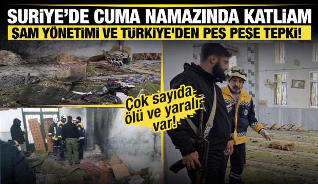 Son dakika... Suriye'de bir camide patlama! &Ouml;l&uuml;ler ve yaralılar var! 
