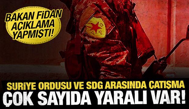 Suriye ordusu ile YPG/PKK arasında &ccedil;atışma: &Ccedil;ok sayıda yaralı var!
