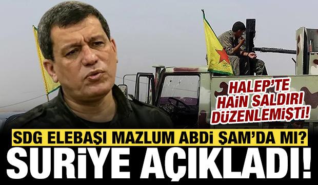 Suriye'den, ter&ouml;rist elebaşı Mazlum Abdi hakkında a&ccedil;ıklama: İddialar yalanlandı!