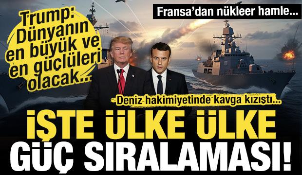 Trump: D&uuml;nyanın en b&uuml;y&uuml;k ve en g&uuml;&ccedil;l&uuml;leri olacak! İşte d&uuml;nyanın en g&uuml;&ccedil;l&uuml; donanmaları!