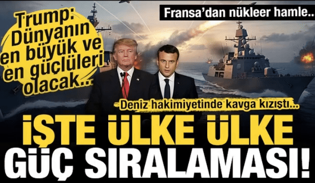 Trump: D&uuml;nyanın en b&uuml;y&uuml;k ve en g&uuml;&ccedil;l&uuml;leri olacak! İşte d&uuml;nyanın en g&uuml;&ccedil;l&uuml; donanmaları!