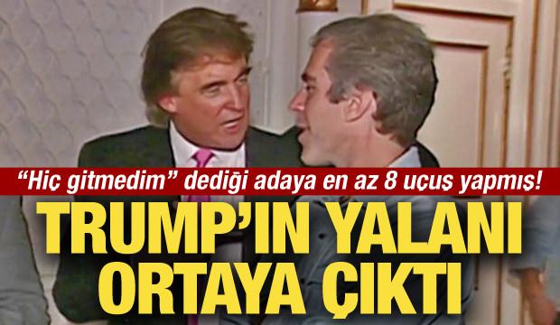 Trump'ın yalanı ortaya &ccedil;ıktı: "Hi&ccedil; gitmedim" dediği adaya en az 8 u&ccedil;uş yapmış!
