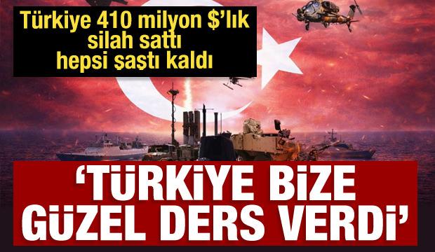 T&uuml;rkiye 410 milyon dolarlık silah sattı hepsi şaştı kaldı: T&uuml;rkiye bize g&uuml;zel ders verdi