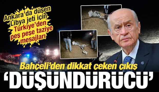 T&uuml;rkiye'den peş peşe taziye mesajları! Ankara'da Libya jeti d&uuml;şt&uuml;, t&uuml;m askeri heyet &ouml;ld&uuml;!