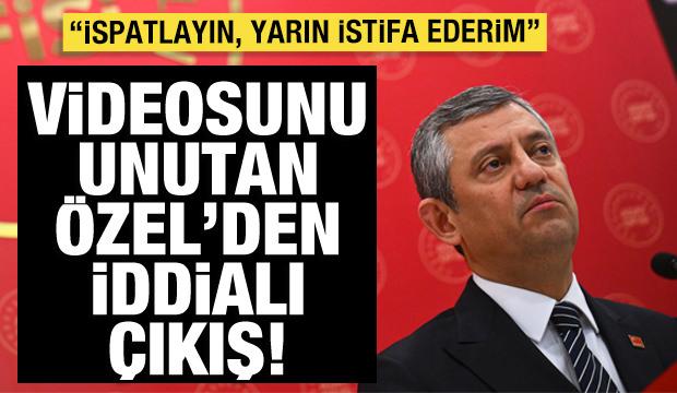 Videosunu unutan &Ouml;zg&uuml;r &Ouml;zel'den iddialı &ccedil;ıkış: İstifa ederim