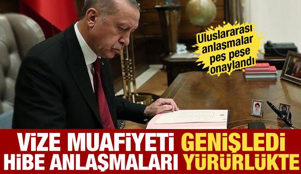 Vize muafiyeti, hibe anlaşmaları... Resmi Gazete&rsquo;de peş peşe uluslararası anlaşmalar!
