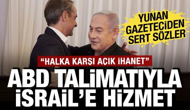 Yunan halkına a&ccedil;ık ihanet: Mi&ccedil;otakis-Netanyahu g&ouml;r&uuml;şmesine tepki yağdı!