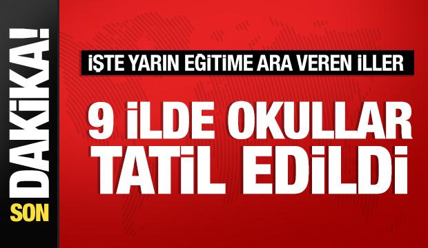 2 Ocak 2026 Cuma g&uuml;n&uuml; okullar tatil edildi: İşte eğitime ara verilen iller
