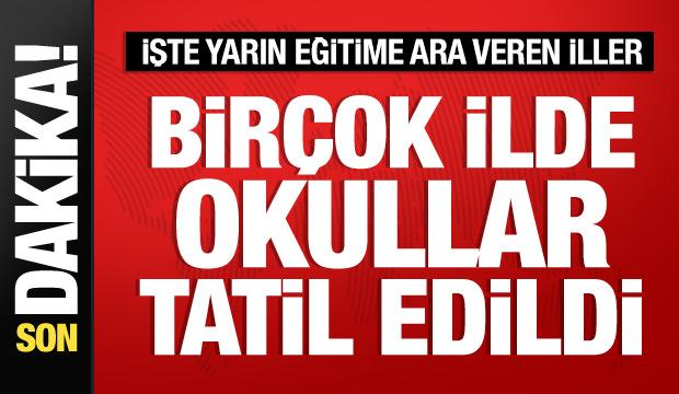 2 Ocak 2026 Cuma g&uuml;n&uuml; okullar tatil edildi: İşte eğitime ara verilen iller