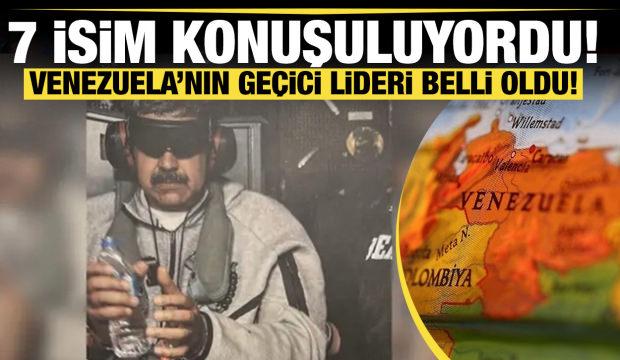 7 isim konuşuluyordu... Venezuela'nın ge&ccedil;ici Devlet Başkanı Rodriguez oldu!