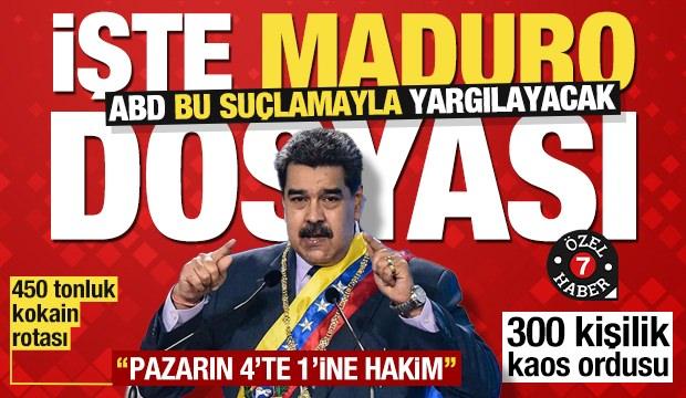 ABD Maduro&rsquo;yu hangi su&ccedil;tan yargılayacak? 450 tonluk kokain rotası... İşte Maduro dosyası