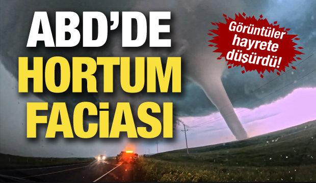 ABD'de hortum faciası! G&ouml;r&uuml;nt&uuml;ler hayrete d&uuml;ş&uuml;rd&uuml;