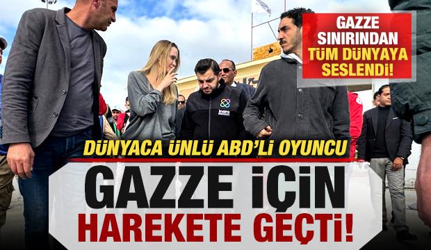 Angelina Jolie harekete ge&ccedil;ti: Gazze sınırından t&uuml;m d&uuml;nyaya seslendi