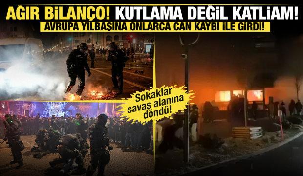 Bilan&ccedil;o &ccedil;ok ağır! Kutlama değil katliam: Avrupa yılbaşına onlarca can kaybı ile girdi