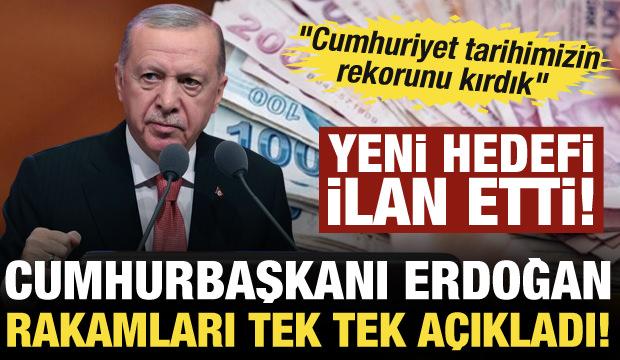 Cumhurbaşkanı Erdoğan duyurdu: 2026 yılı ihracat hedefi 410 milyar dolar