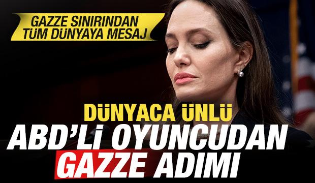 D&uuml;nyaca &uuml;nl&uuml; oyuncudan Gazze adımı: Refah Sınır Kapısı'ndan t&uuml;m d&uuml;nyaya &ccedil;ağrı