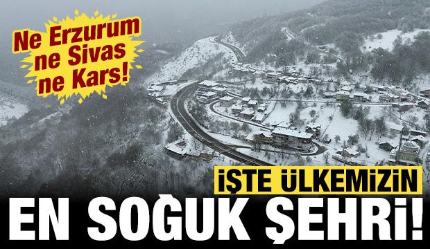 Erzurum veya Sivas'ta b&ouml;yle hava yok: T&uuml;rkiye'nin en soğuk ili belli oldu!