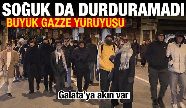 Galata'da tarihi Gazze buluşması