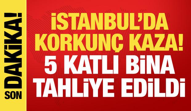 İstanbul'da korkun&ccedil; kaza: Tırın &ccedil;arptığı 5 katlı bina tahliye edildi!