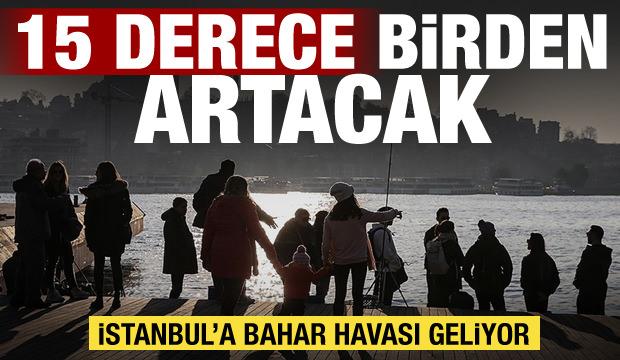 Kar gidiyor g&uuml;neş geliyor! AKOM duyurdu: İstanbul'da sıcaklıklar 15 derece y&uuml;kselecek