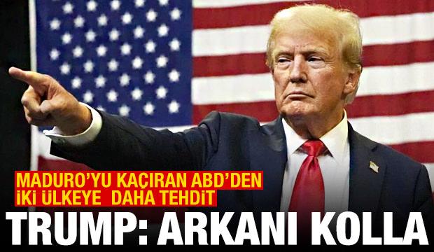 Maduro'yu ka&ccedil;ıran ABD'den iki &uuml;lkeye daha tehdit! Trump: Arkanı kolla