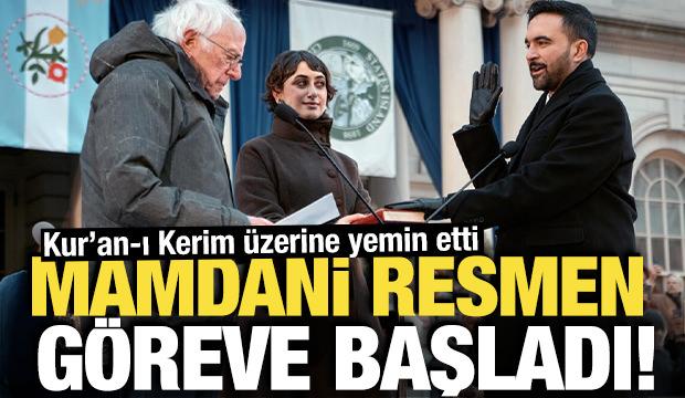 Mamdani resmen g&ouml;reve başladı! Kur'an-ı Kerim &uuml;zerine yemin etti