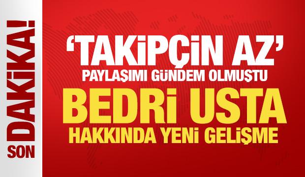 Son Dakika: Bedri Usta'ya resen soruşturma başlatıldı