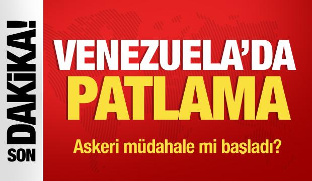 Son dakika... Venezuela'da patlama