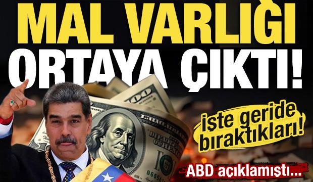 Venezuela Başkanı Maduro'nun mal varlığı ortaya &ccedil;ıktı! İşte geride bıraktıkları...
