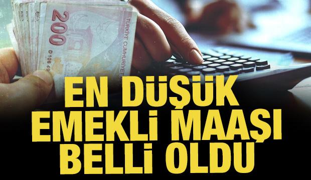 2026 en d&uuml;ş&uuml;k emekli aylığı 20 bin TL oldu